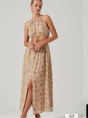 ASTR The Label cutout maxi dress